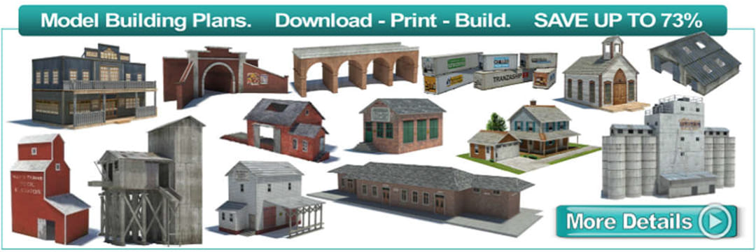 Printable Diorama Buildings